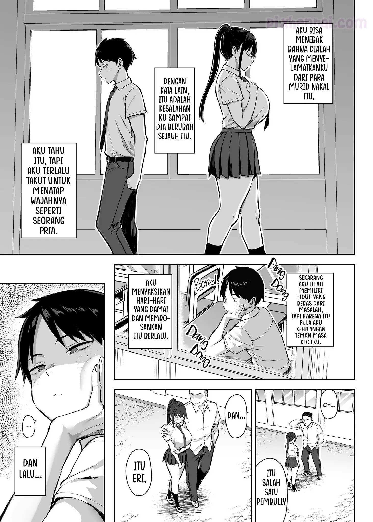 Komik hentai xxx manga sex bokep Zutto Suki datta Kyonyuu Osananajimi ga Furyou-tachi ni Moteasobareta Nanukakan part 4 page 18